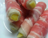 竹輪とじゃがいもの豚肉巻き作り方1写真