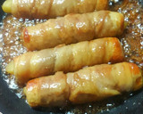 竹輪とじゃがいもの豚肉巻き作り方3写真