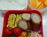 竹輪とじゃがいもの豚肉巻き作り方5写真