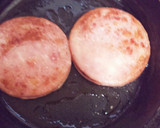 めんつゆと炒り卵のポークステーキおにぎり作り方2写真