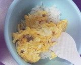 めんつゆと炒り卵のポークステーキおにぎり作り方4写真