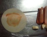 ♡手づかみ♡餃子の皮で朝ごはん♬作り方2写真