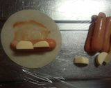 ♡手づかみ♡餃子の皮で朝ごはん♬作り方3写真