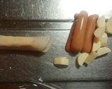 ♡手づかみ♡餃子の皮で朝ごはん♬作り方4写真