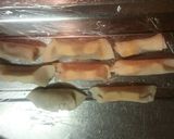 ♡手づかみ♡餃子の皮で朝ごはん♬作り方5写真