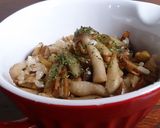 息子大好き！ごぼうとベーコンの和風炒飯！作り方5写真