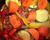 夏野菜とマカロニのトマト煮作り方4写真