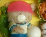 リラックマ大玉転がし運動会キャラ弁作り方11写真