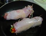 野菜たっぷりチキン巻き　和風味作り方2写真