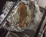 簡単おつまみ☆鮭とキノコの味噌ホイル焼き作り方4写真