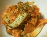 簡単おつまみ☆鮭とキノコの味噌ホイル焼き作り方6写真