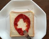 簡単♪ニンニンジャー！トースト☆朝食に！作り方4写真