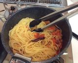 フレッシュトマトとベーコンのパスタ作り方6写真
