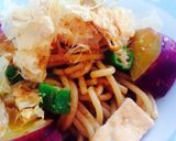 簡単⁑フライパン1つで和風秋Pasta♪作り方4写真