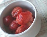簡単に手作り✿苺シロップ✿白ワイン風味作り方6写真