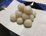 基本の月見団子、食べる時はみたらし団子で作り方10写真