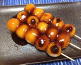 基本の月見団子、食べる時はみたらし団子で作り方14写真