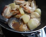 手羽先と高野豆腐の煮物（油葱添え）作り方6写真