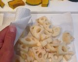 ☆カボチャとレンコンの甘酸黒酢餡掛け作り方3写真
