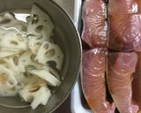 ブリと蓮根のきんぴら風作り方1写真