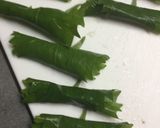 大葉みそのしそ巻き作り方2写真
