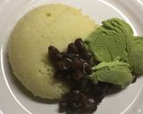 蒸しホットケーキ(抹茶アイス＆あずき)作り方14写真