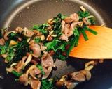 【15分】砂肝とシメジのパクチー炒め作り方4写真