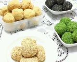 小麦粉でやわらか♪４色おからだんご作り方8写真