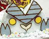 キャラケーキ♪ウルトラマンギンガ☆作り方7写真