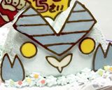 キャラケーキ♪ウルトラマンギンガ☆作り方7写真