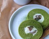 抹茶ロール♡ホワイトチョコクリーム♡作り方21写真