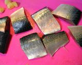 サバとニンニクの照り煮作り方1写真