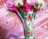 ❤駄菓子でブーケ❤作り方4写真