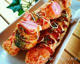魚肉ソーセージカツ♡お好み焼き味♡作り方5写真