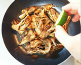簡単おつまみ*焼き舞茸のすだち味噌和え作り方7写真