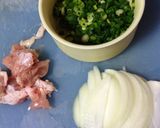 韓国風、ピリ辛親子丼作り方1写真