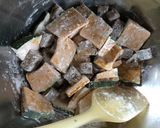 かぼちゃと蒟蒻の甘辛焼き作り方3写真