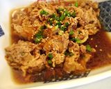 ＊low carb＊豚コマ煮作り方2写真
