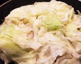 乗せてやくだけ！豚バラキャベツの蒸し焼き作り方3写真