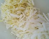 白菜とそば粉のお好み焼き作り方1写真