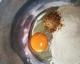 白菜とそば粉のお好み焼き作り方2写真