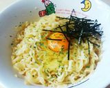 安物のレトルト袋麺で☆絶品油そば☆作り方4写真