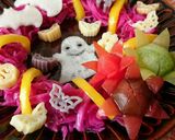 ピクルスで簡単❤ハロウィンリースサラダ作り方3写真