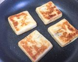 おうち居酒屋☆納豆とチーズのきつね焼き作り方5写真