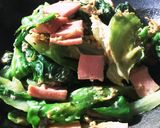 棄てないで、レタスの外葉のオイスター炒め作り方4写真