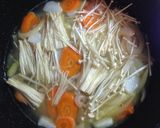 卵でふんわりまろやか♡海鮮オイスター煮作り方3写真