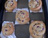 秋色♡さつま芋とゆかりのくるくるパン♪作り方5写真