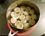 簡単！ココナッツ白玉のさつまいもしるこ*作り方5写真