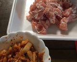 豚キムチ炊き込みごはん♪作り方2写真