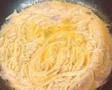 味噌風味！ピリ辛カルボナーラ作り方6写真